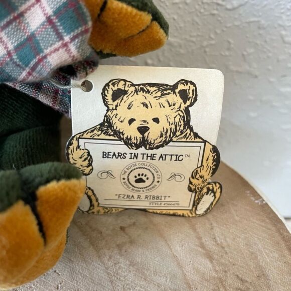 Boyd’s Bears Ezra R. Ribbit 6 Inch Plush Frog EUC - Picture 2 of 4